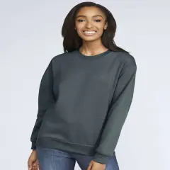 GILDAN&reg; Softstyle Midweight Crewneck Sweatshirt Dark heather