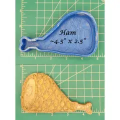 Baked Ham Silicone Freshie Mold
