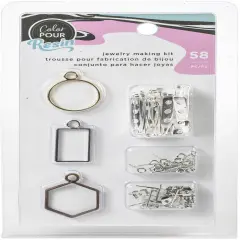 American Crafts Color Pour Resin Jewelry Kit 58/Pkg