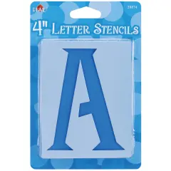 Plaid Mailbox Letter Stencils-Genie 4"