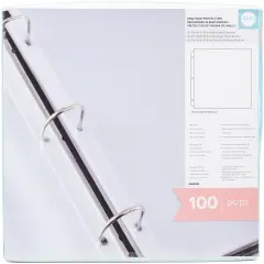 We R 12"X12" Ring Page Protectors-100/Pkg