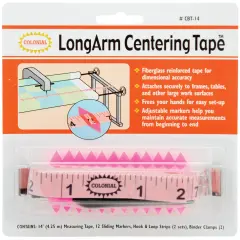 Colonial Needle LongArm Centering Tape-14'