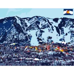 Artwille DIY Paint by Numbers for Adults and Kids - Aspen, Colorado