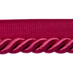 10 yards of Hilda 3/8" TwistedLip Cord Trim | 10 yard cut Fuchsia