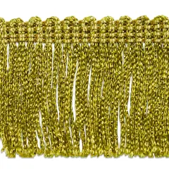 20 Yards of 2" Metallic Chainette Fringe Trim | 20 yard cut Gold
