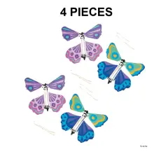 Mini Flying Butterflies - 4 Pc.
