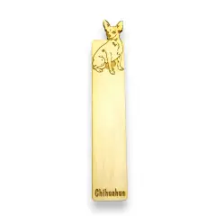 Bookmark - chihuahua Dog - Birch wood