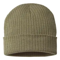 Atlantis Headwear&reg; Sustainable Rib Cuffed Beanie Olive