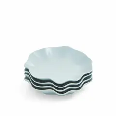 Portmeirion Sophie Conran Floret 8.5 Inch Salad Plates, Set of 4 - Robin's Egg
