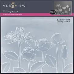 Flowery Field 3D Embossing Folder