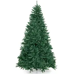 7.5 Feet Artificial Christmas Tree With Folding Metal Stand