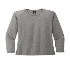 Allmade&reg; Women&rsquo;s Tri-Blend Long Sleeve Tee Aluminum grey