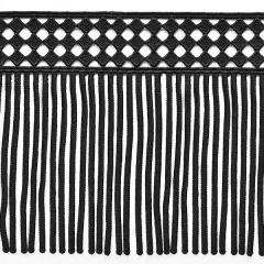 10 yards of Checkered LaceFringe | 10 yard cut Black