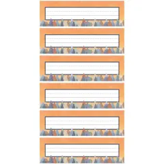 Moving Mountains Flat Name Plates, 36 Per Pack, 6 Packs