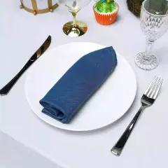 17" Wide Faux Denim Polyester Napkins
