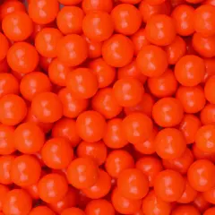 Krazy Sprinkles - Orange 8mm Beads (1/2 Cup, 1x Jar) for Cakes, Ice Cream & Cookies