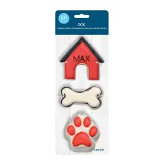 Dog 3Pc Cookie Cutter Set Carded
