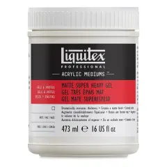 Liquitex Medium - Super Heavy Gel Medium, Matte, 16 oz jar