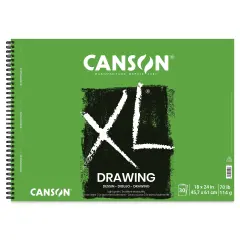 Canson XL Drawing Pad - 70 lb, Wirebound Top, 30 Sheets, 18" x 24"