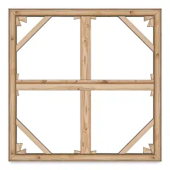 Masterpiece B2 Stretcher Kit with Braces - 60" x 60", With Brace