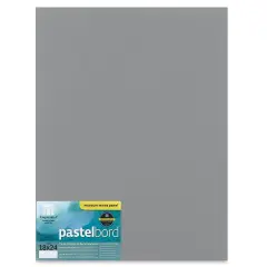 Ampersand Pastelbord Panel - 18" x 24", 1/8" Profile, Gray