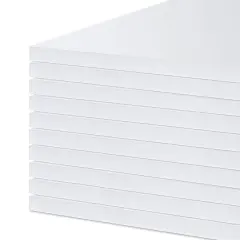 White Foam Board - 20" x 30" x 1/2", Pkg of 10