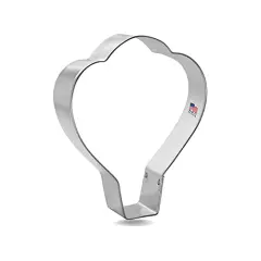 CookieCutter.Com Hot Air Balloon Cookie Cutter 4 in &ndash;Tin Plated Steel Cookie Cutters &ndash; Made In The USA