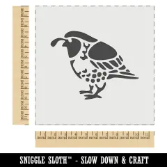 Southwestern Style Tribal Quail Bird Wall Cookie DIY Craft Reusable Stencil