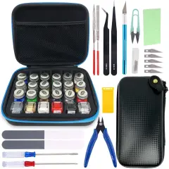 Pixiss Model Paint Storage Case for Testor Paints and Model Accessory Kit