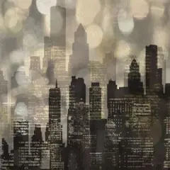 City L Lights Poster Print by Katrina Craven - Item # VARPDX14572