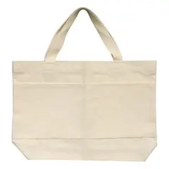 Wear'm Medium Tote 13.5"x11.5"x2"-Natural