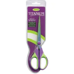 Sullivans Heirloom Titanium Sewing Scissors 7"-Purple/Green
