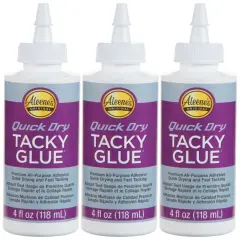 Aleene's Quick Dry Tacky Glue 3/Pkg-4oz