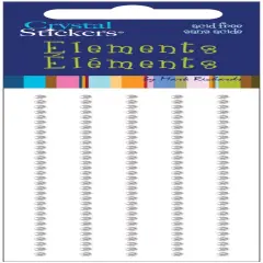 Mark Richards Crystal Stickers Elements 2mm Round 160/Pkg-Clear