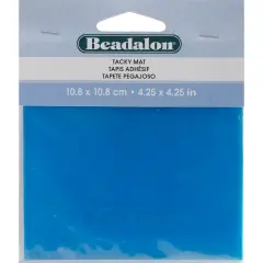 Beadalon Tacky Bead Mat-4.25"X4.25"