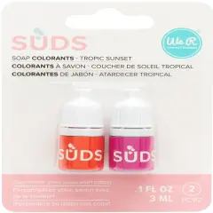 We R SUDS Soap Maker Colorant 3ml 2/Pkg-Tropical Sunset
