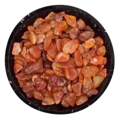 Carnelian Tiny Crystal Chips &ndash; Size L1