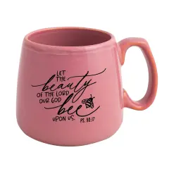 Let The Beauty Designer Ceramic Heirloom Mug - Holds 15 Oz