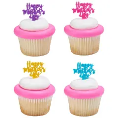 Bright Mother's Day DecoPics Cupcake Decoration, 12ct