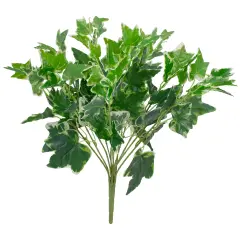 Northlight 19" Green and White Two Toned Artificial Sweet Potato Spring Floral Bush