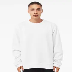 BELLA + CANVAS&reg; Sponge Fleece Classic Crewneck Sweatshirt White