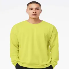 BELLA + CANVAS&reg; Sponge Fleece Drop Shoulder Crewneck Sweatshirt Long Sleeve Strobe