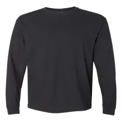 Comfort Colors&reg; Heavyweight Long Sleeve Crewneck T-Shirt Black