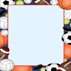 Great Papers! Team Sports Stationery Letterhead, Invitations and Announcements, Printer Friendly, 8.5"x11", 80 Pack