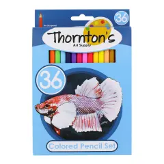 36 Piece Colored Pencil Artist Drawing Set.