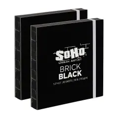 SoHo Urban Artist Brick Journals - Assorted Sizes and Colors