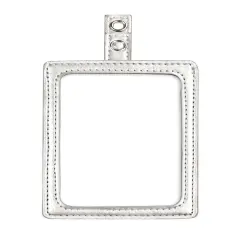 MyID Cardholder, Silver, 4" x 2.5", Clear Window, 1 count