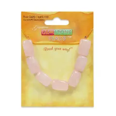 6 Packs of Rose Quartz Nugget Beads Pack of 7