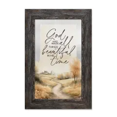 God Has Made Metalscape Framed Wall Art - 8 inches x 12 inches