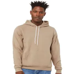 BELLA + CANVAS&reg; Sponge Fleece Hoodie for Men Tan
